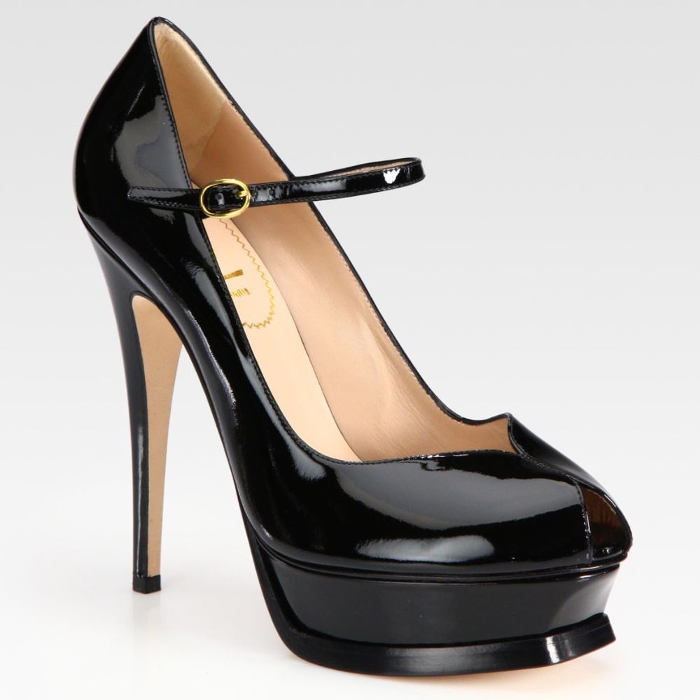 Yves Saint Laurent Tribute Mary Jane 38 Black Pump